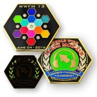 WWFM Flash Mob XII event geocoin