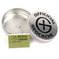 Magnetische Geocaching Container rond - L (85 x 26,5 mm)