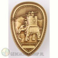 Hannibal Geocoin LE - Antiek goud