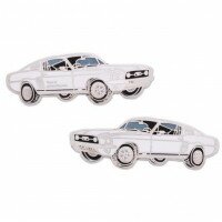 Ford Mustang Geocoin - White