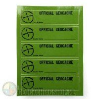 Cache Sticker PETling, 5-er Set