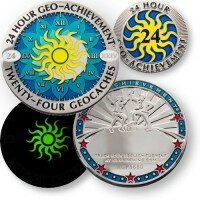 Geo-Achievement ® set 24 Hours 24 Caches