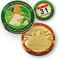 Geo-Achievement ® set 31 days of Geocaching