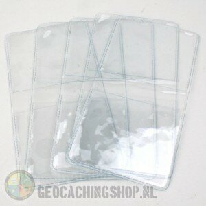 Geocoin venyl pouches, 5 pcs