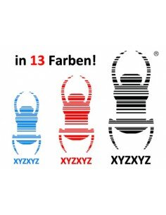 Travel Bug® Aufkleber XXL konturgeschnitten verschiedene Größen und Farben