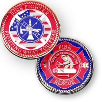 Firefighter Geocoin