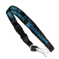 Lanyard Groundspeak Schwarz/Blau