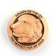 Golden Golden Retriever Geocoin - Antik Kopper XLE