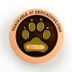 Golden Golden Retriever Geocoin - Antik Kopper XLE