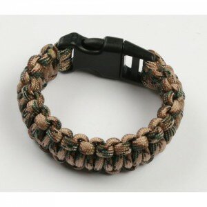 Paracord bracelet - Camo Braun - M