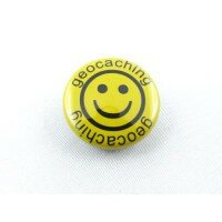 Button - Smiley - yellow