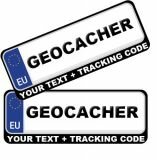 2x Kennzeichenhalter, mit gleichem Tracking Code + Nickname