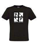 Geocaching Logo T-Shirt schwarz