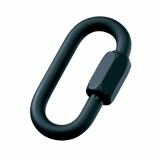 Maillon Rapide - Karabiner small oval, 10 mm (schwarz)