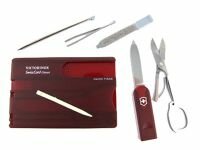 Werkzeug Karte - Victorinox SwissCard Classic (rot/transparent)