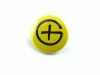 Geocaching Button Logo gelb yellow