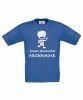 "Junior Geocacher" - Kinder Shirt, mit Name (blau)