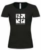 "Groundspeak Logo" - Girlie Shirt (schwarz)