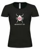 Zeckenfutter - Girlie Shirt (schwarz/rot)