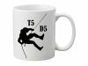 T5 D5 - Tee + Kaffeebecher (fr Kletterfans)