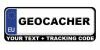 Geocaching Kennzeichenhalter, mit Tracking Code und Nickname