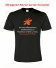 "Satellitentechnik" T-Shirt mit eigenem Namen (Rckseite)