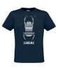 Travel Bug, Geocaching T-Shirt (blau)